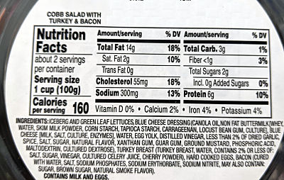 salad,nutrition,facts,itg,weightloss,processed,fat,carb,sodium,salt