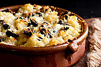 Sicilian Cauliflower and Black Olive Gratin