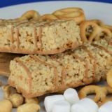 Toffee Pretzel Peanut Bar